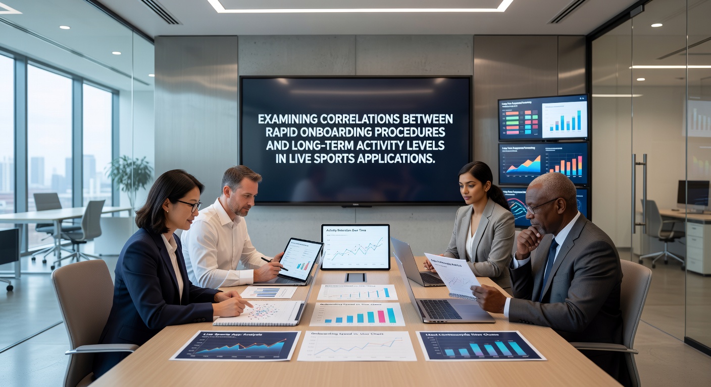 Visualization of long-term activity metrics in sports and casino markets influenced by dedicated support teams