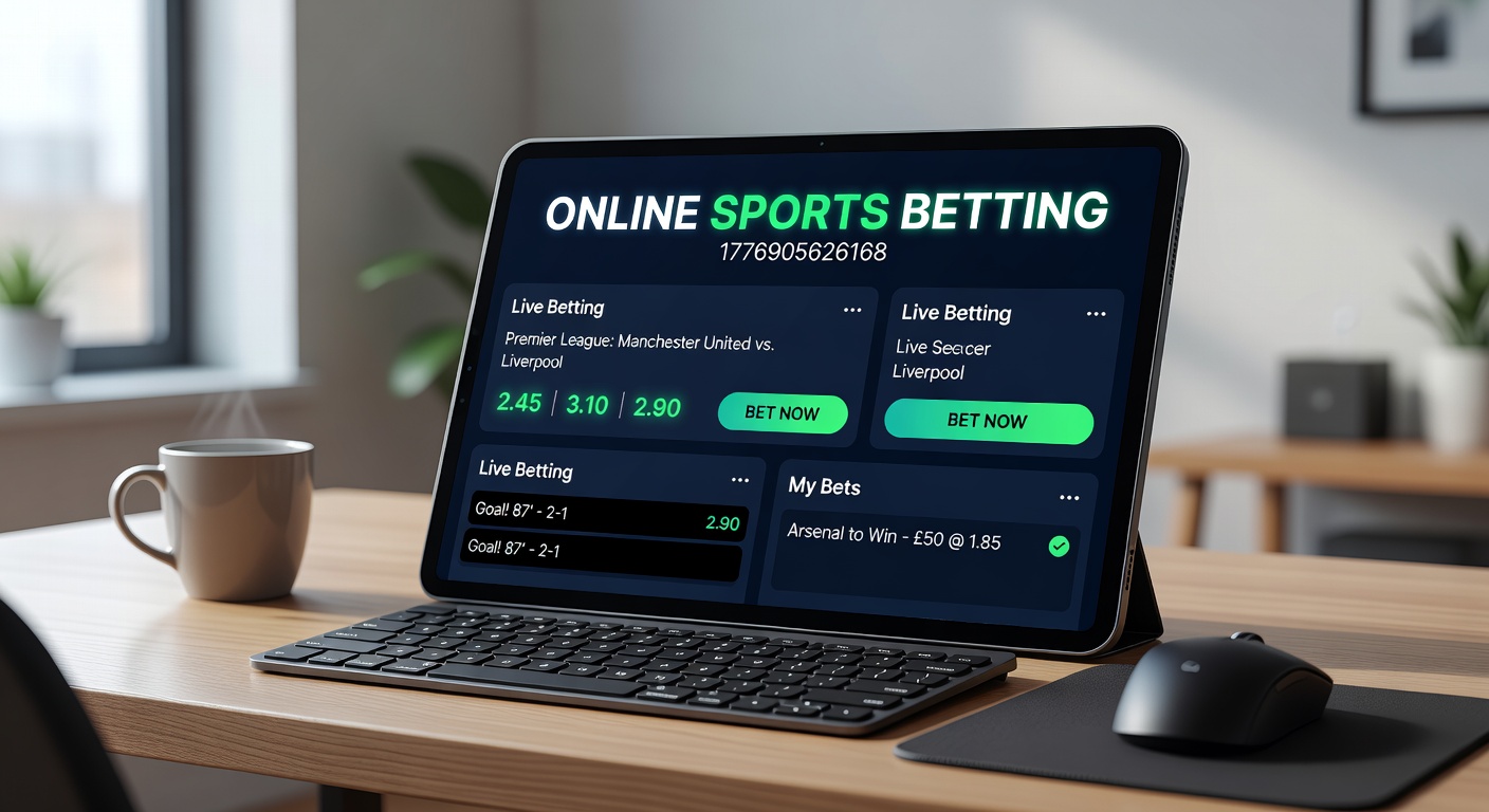 Graph depicting global online sports betting market growth from 2019 to 2028, with key spikes during major events like the World Cup
